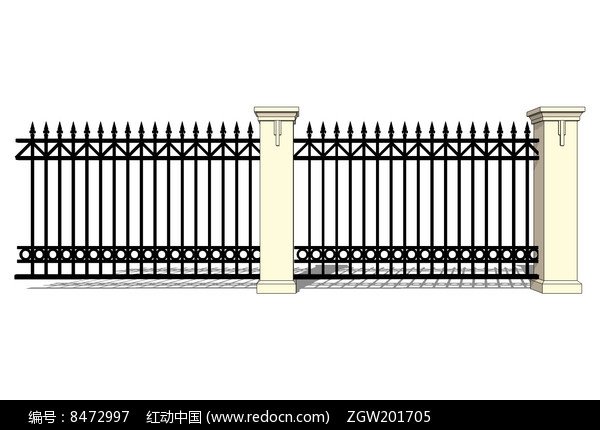 欧式庭院铁艺护栏 经典设计与实用艺术的完美融合